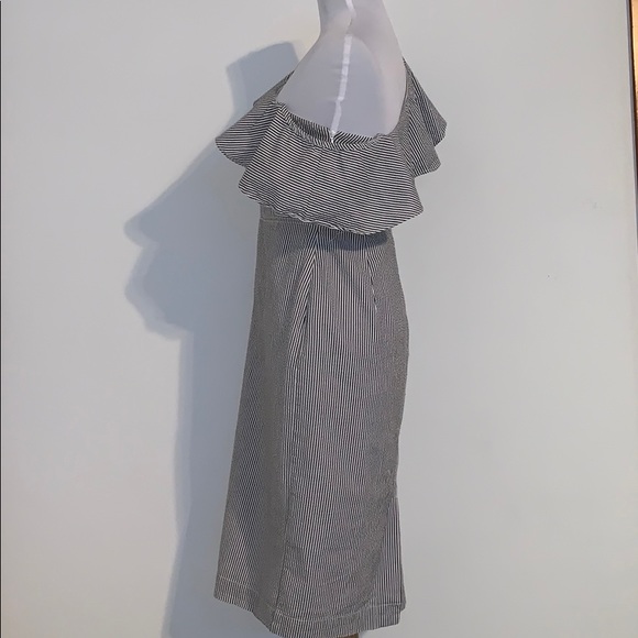 Banana Republic Blue and White Striped Dress - Picture 2 of 5